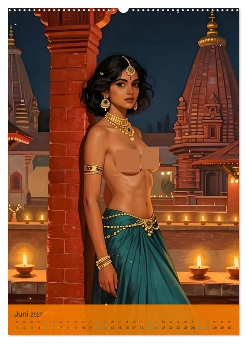 Göttliche Töchter Indiens (CALVENDO Premium Wandkalender 2027)