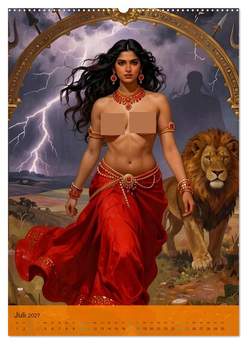 Göttliche Töchter Indiens (CALVENDO Premium Wandkalender 2027)