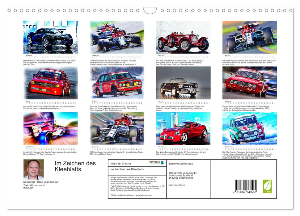 Im Zeichen des Kleeblatts (CALVENDO Wandkalender 2027)