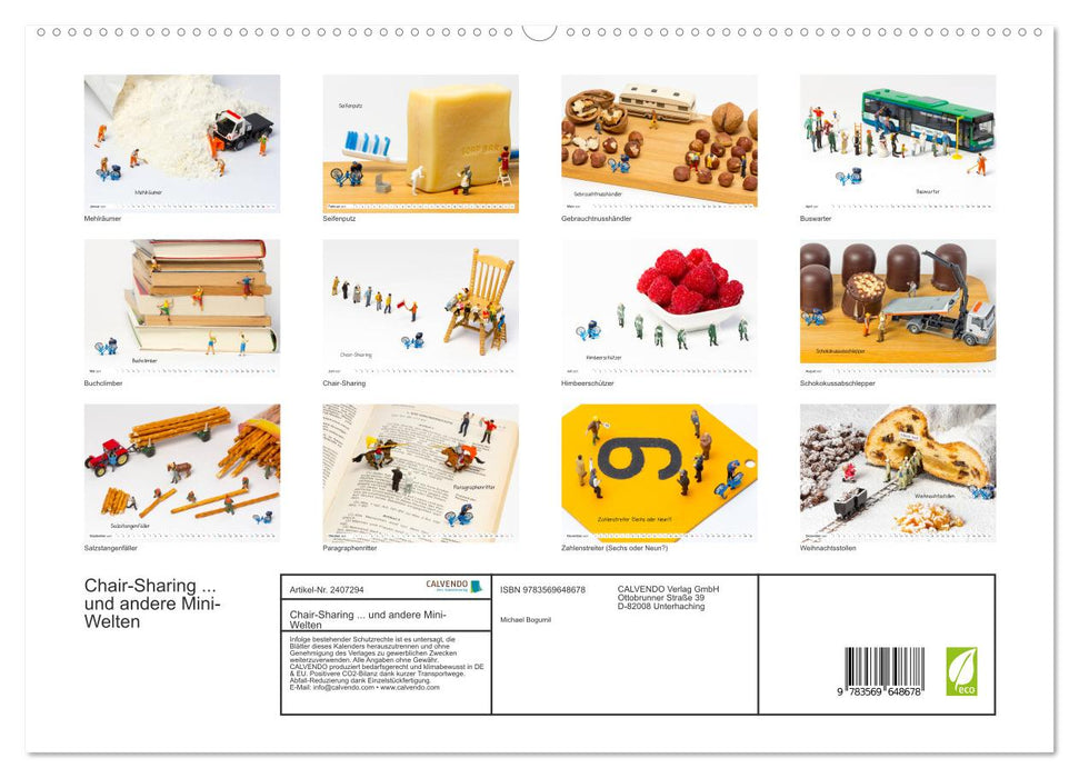 Chair-Sharing... und andere Mini-Welten (CALVENDO Premium Wandkalender 2027)