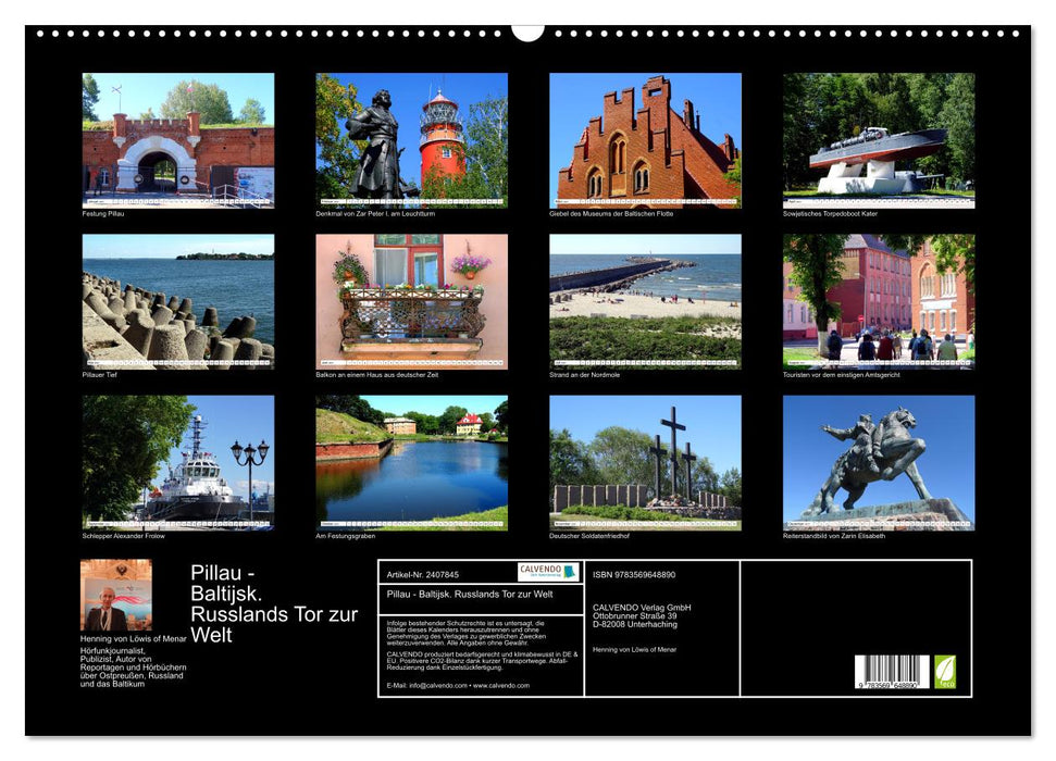 Pillau - Baltijsk. Russlands Tor zur Welt (CALVENDO Wandkalender 2027)