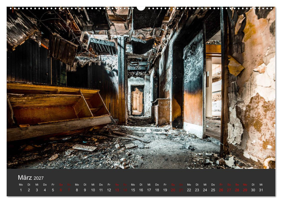 Verlassene Orte - Ein Lost Places Kalender (CALVENDO Wandkalender 2027)