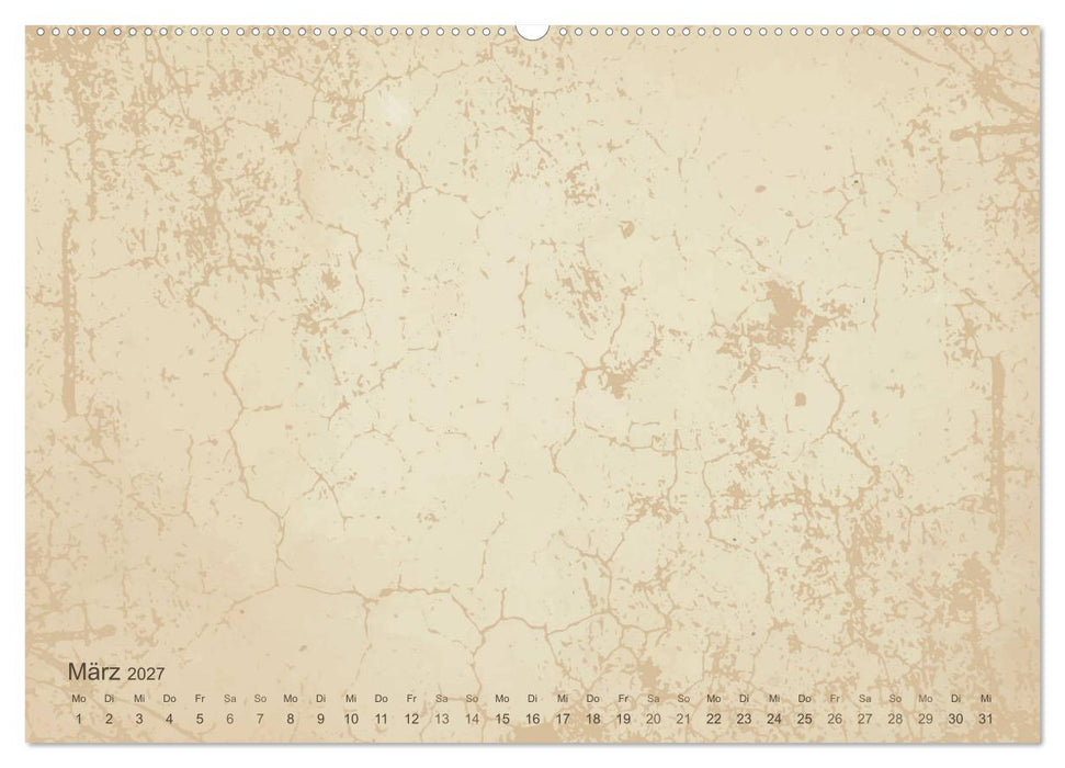 Vintage DIY Bastel-Kalender - Zum Selbstgestalten (CALVENDO Premium Wandkalender 2027)