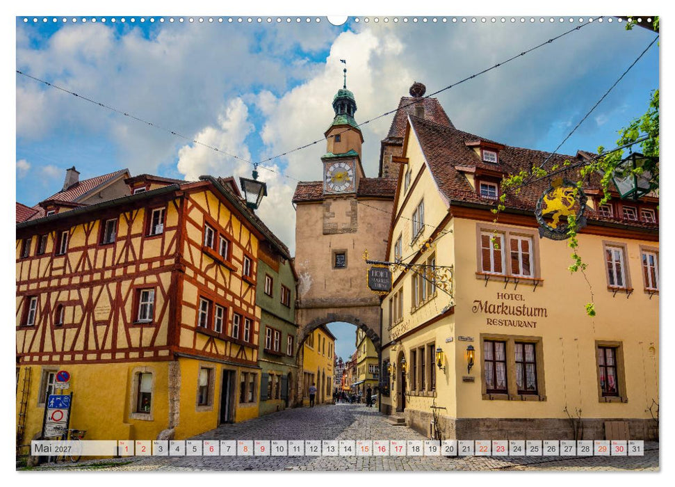 Rothenburg ob der Tauber Impressionen (CALVENDO Premium Wandkalender 2027)
