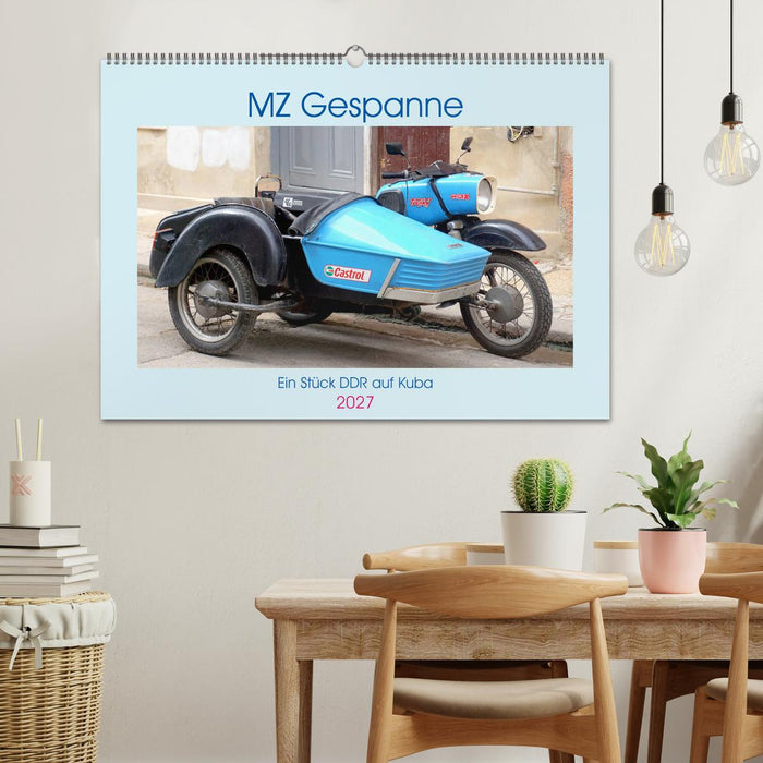 MZ-Gespanne - Ein Stück DDR auf Kuba (CALVENDO Wandkalender 2027)