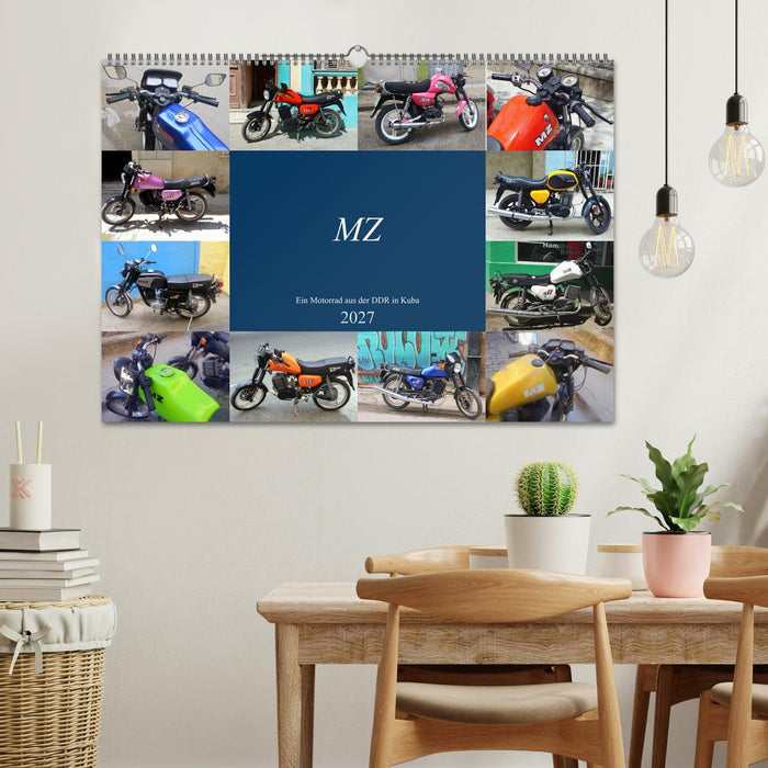 MZ - Ein Motorrad aus der DDR in Kuba (CALVENDO Wandkalender 2027)