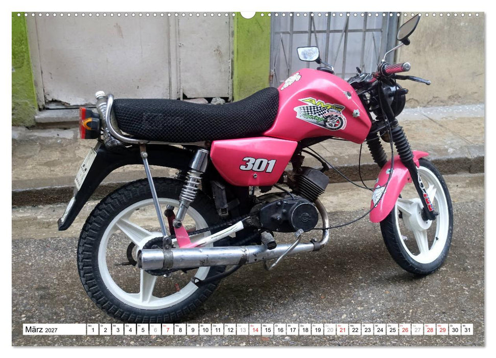 MZ - Ein Motorrad aus der DDR in Kuba (CALVENDO Wandkalender 2027)