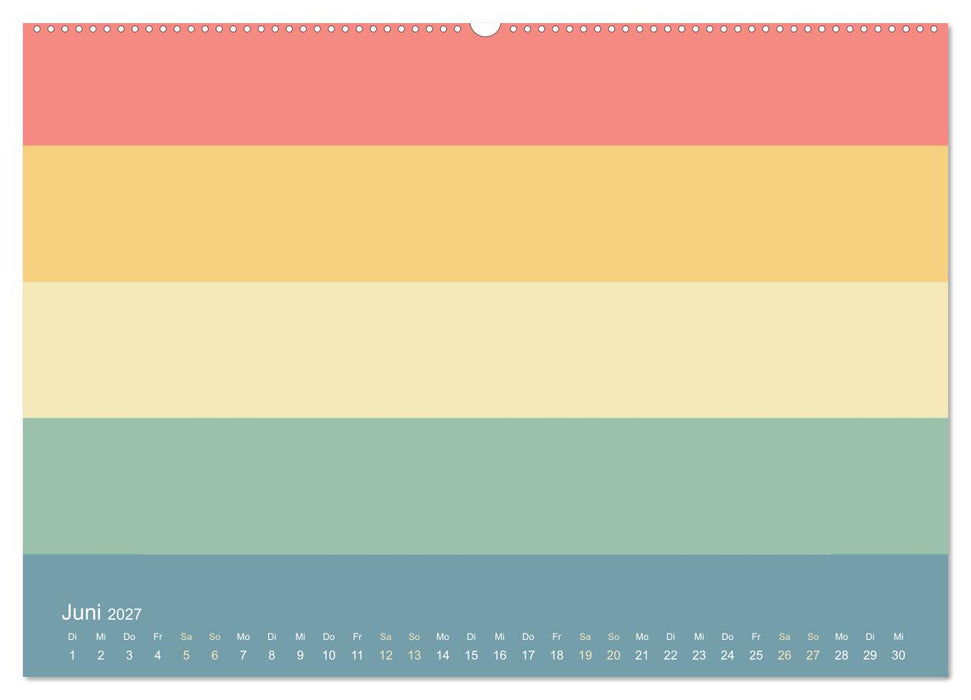 70er Jahre Bastelkalender - DIY Kreativ-Kalender zum Selbstgestalten (CALVENDO Premium Wandkalender 2027)