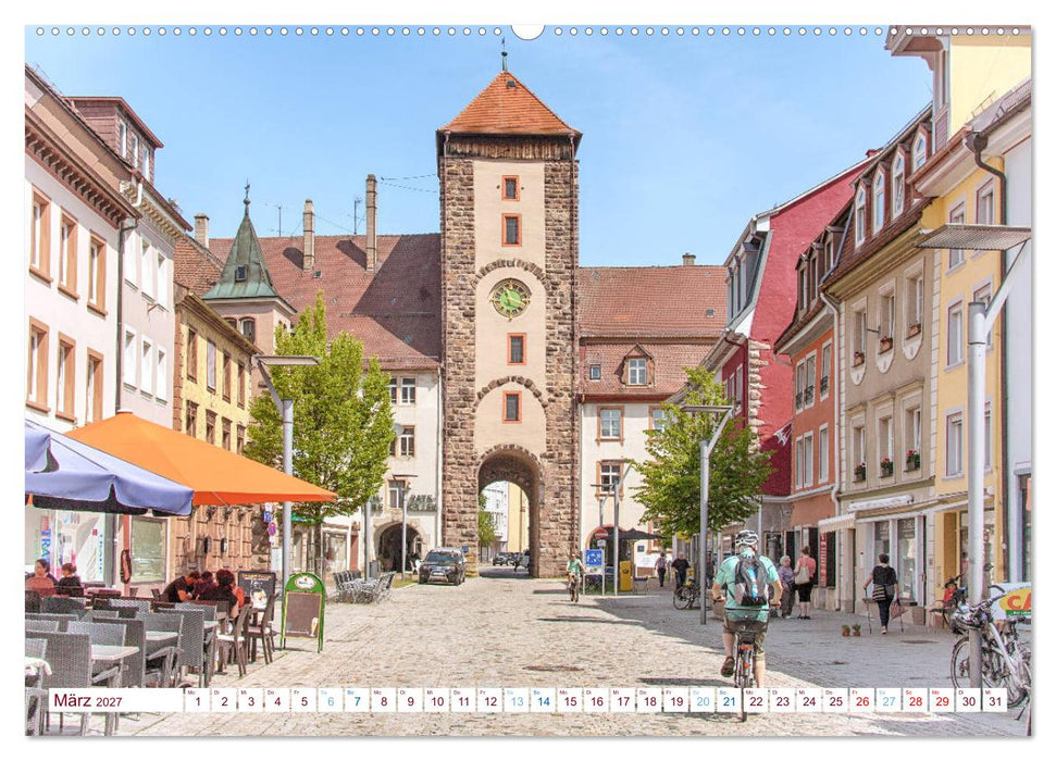 Villingen - historische und moderne Zähringerstadt (CALVENDO Premium Wandkalender 2027)