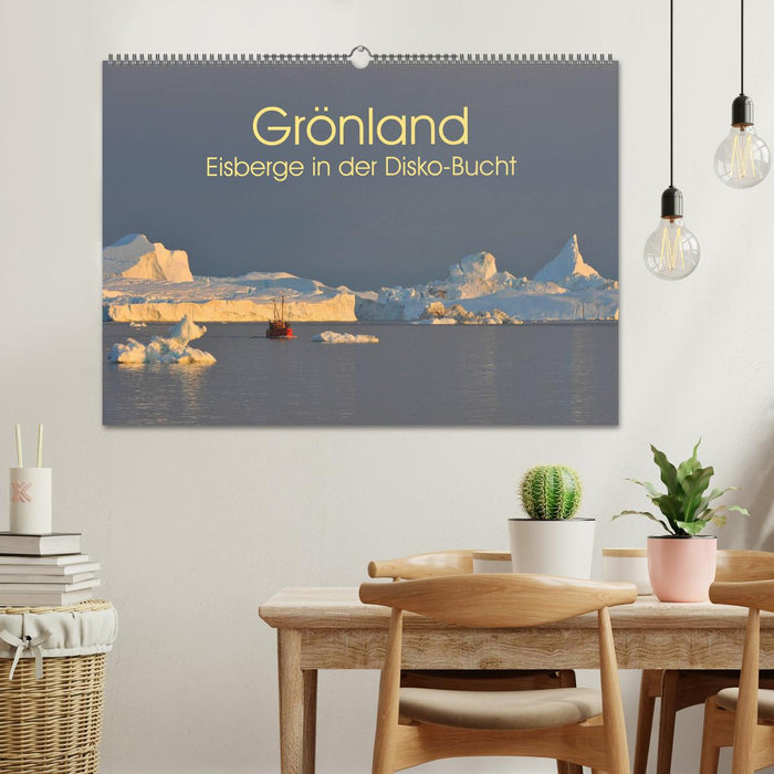 Grönland: Eisberge in der Disko Bucht (CALVENDO Wandkalender 2027)
