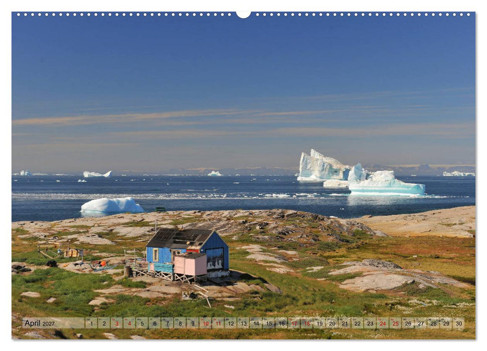 Grönland: Eisberge in der Disko Bucht (CALVENDO Wandkalender 2027)