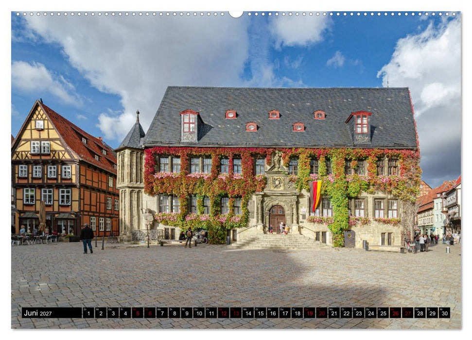 Fachwerkstadt Quedlinburg (CALVENDO Premium Wandkalender 2027)