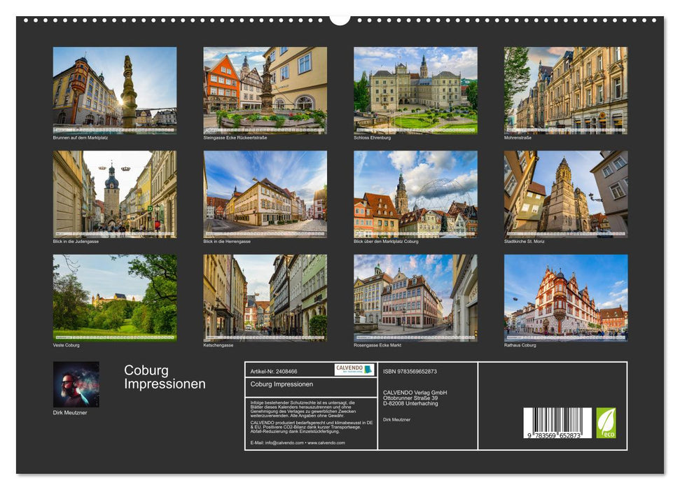 Coburg Impressionen (CALVENDO Premium Wandkalender 2027)