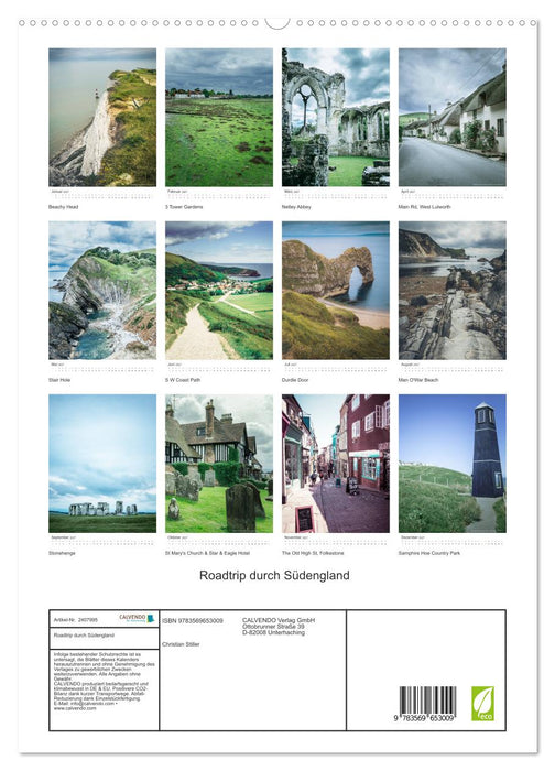 Roadtrip durch Südengland (CALVENDO Premium Wandkalender 2027)