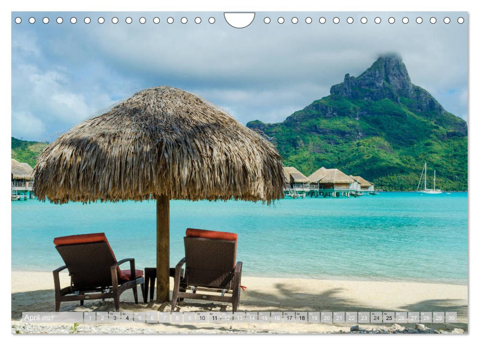 Bora Bora - Strände und Landschaften (CALVENDO Wandkalender 2027)