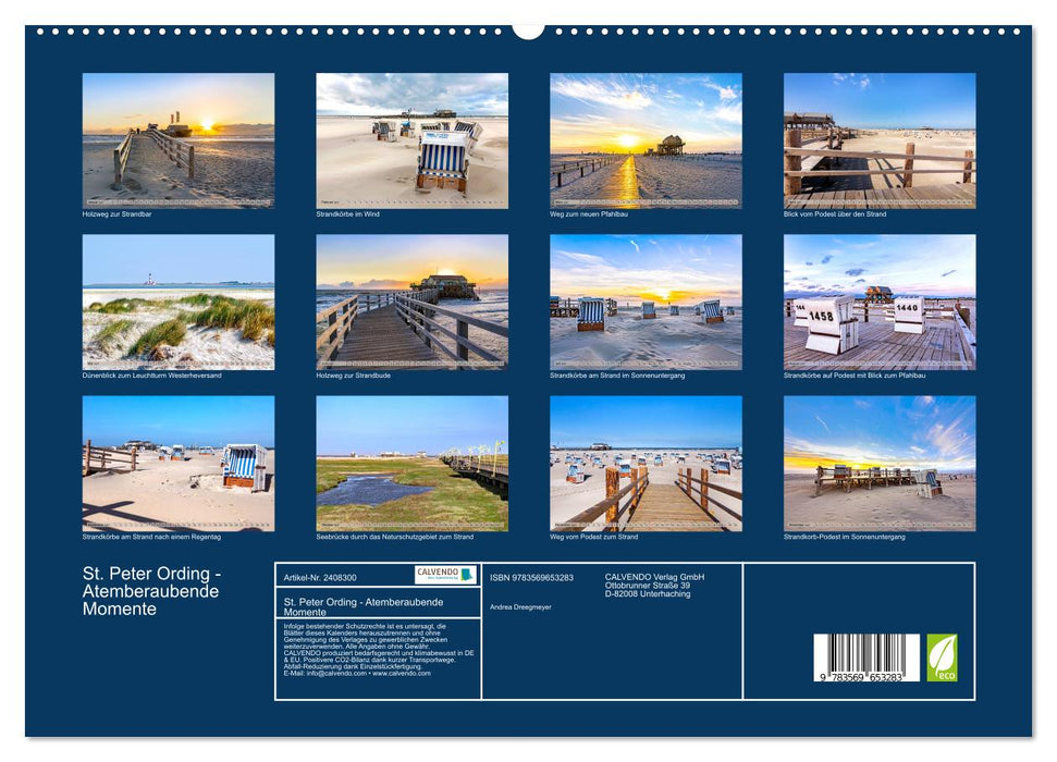 St. Peter Ording - Atemberaubende Momente (CALVENDO Premium Wandkalender 2027)
