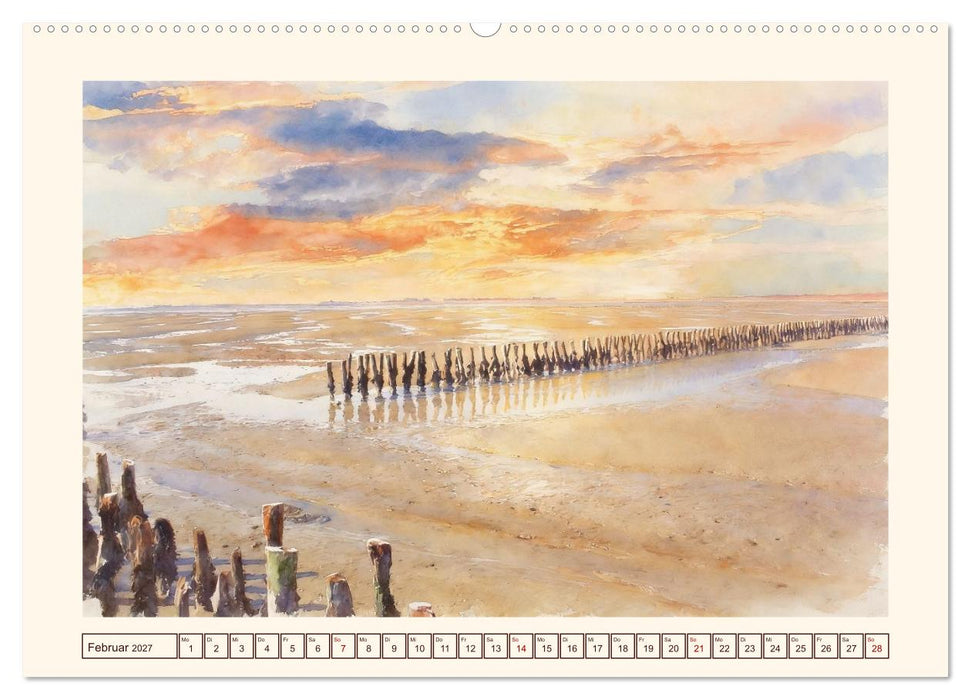 Insel der Sehnsucht - Langeoog (CALVENDO Wandkalender 2027)