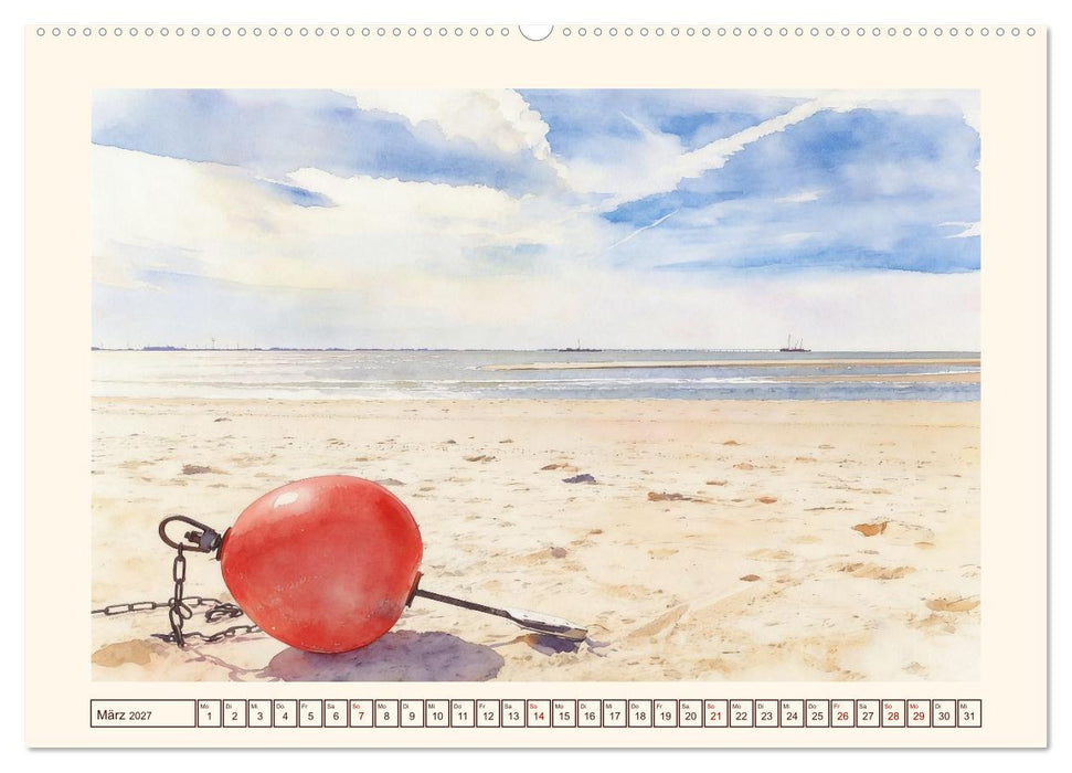 Insel der Sehnsucht - Langeoog (CALVENDO Wandkalender 2027)