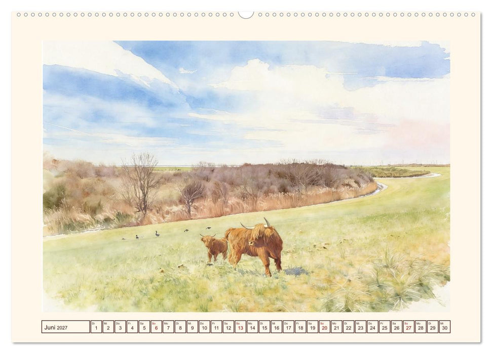 Insel der Sehnsucht - Langeoog (CALVENDO Wandkalender 2027)