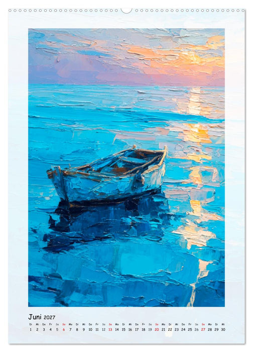Wasserlandschaften. Im Fluss der Farben (CALVENDO Premium Wandkalender 2027)