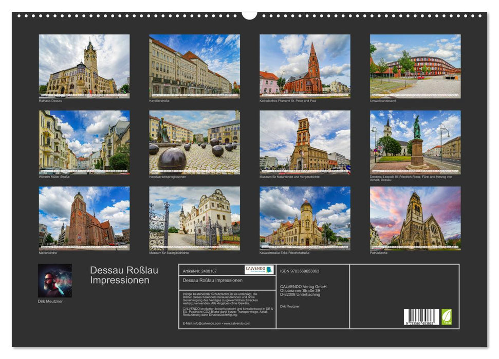 Dessau Roßlau Impressionen (CALVENDO Wandkalender 2027)