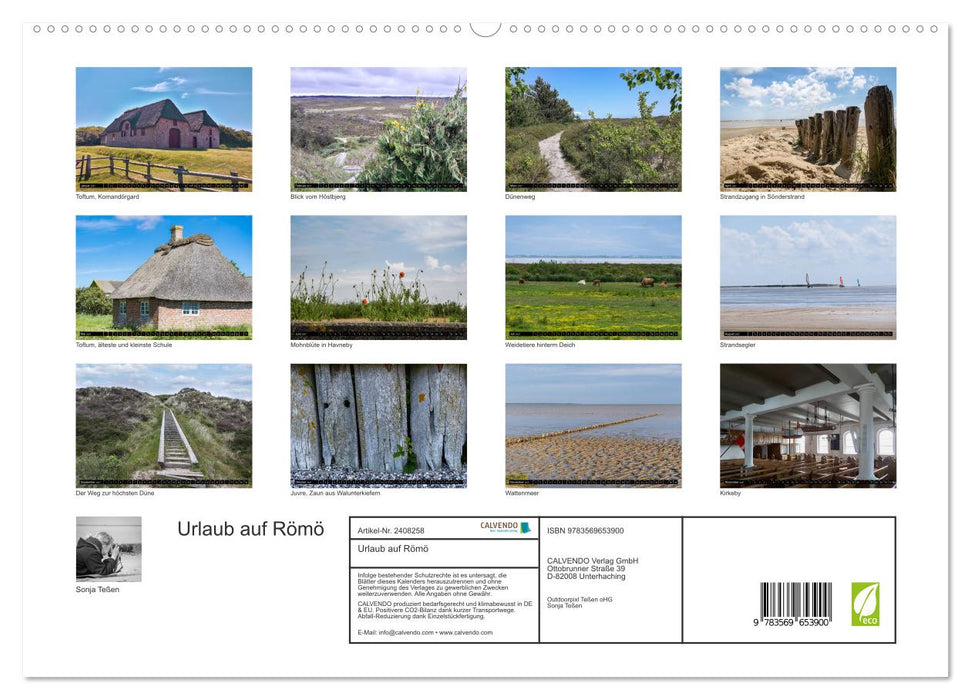 Urlaub auf Römö (CALVENDO Premium Wandkalender 2027)