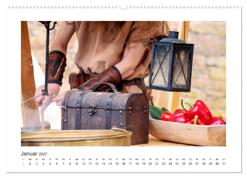 Mittelalter - Zeit unserer Ahnen (CALVENDO Premium Wandkalender 2027)