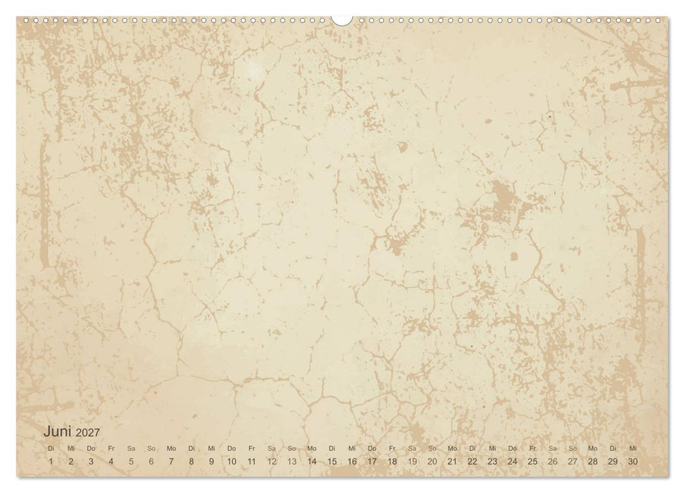 Vintage DIY Bastel-Kalender - Zum Selbstgestalten (CALVENDO Wandkalender 2027)