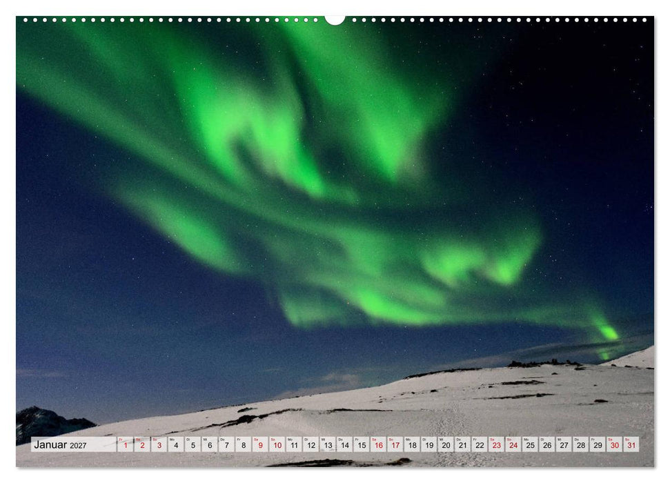 Aurora Borealis: Polarlichter in Norwegen (CALVENDO Wandkalender 2027)