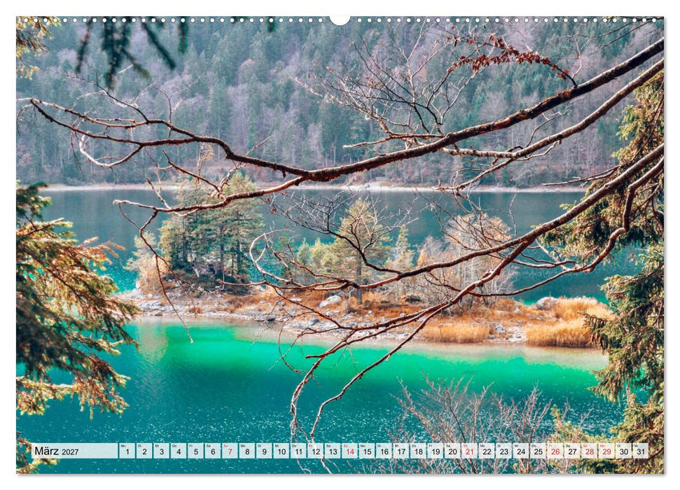 Türkisblaue Seen (CALVENDO Wandkalender 2027)