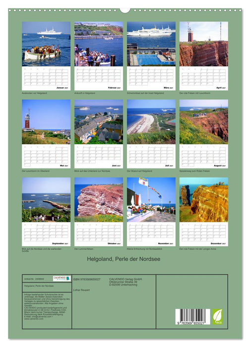 Helgoland, Perle der Nordsee (CALVENDO Premium Wandkalender 2027)