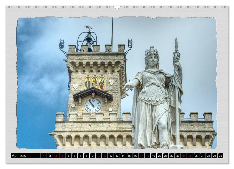 Impressionen - von und rund um San Marino (CALVENDO Wandkalender 2027)