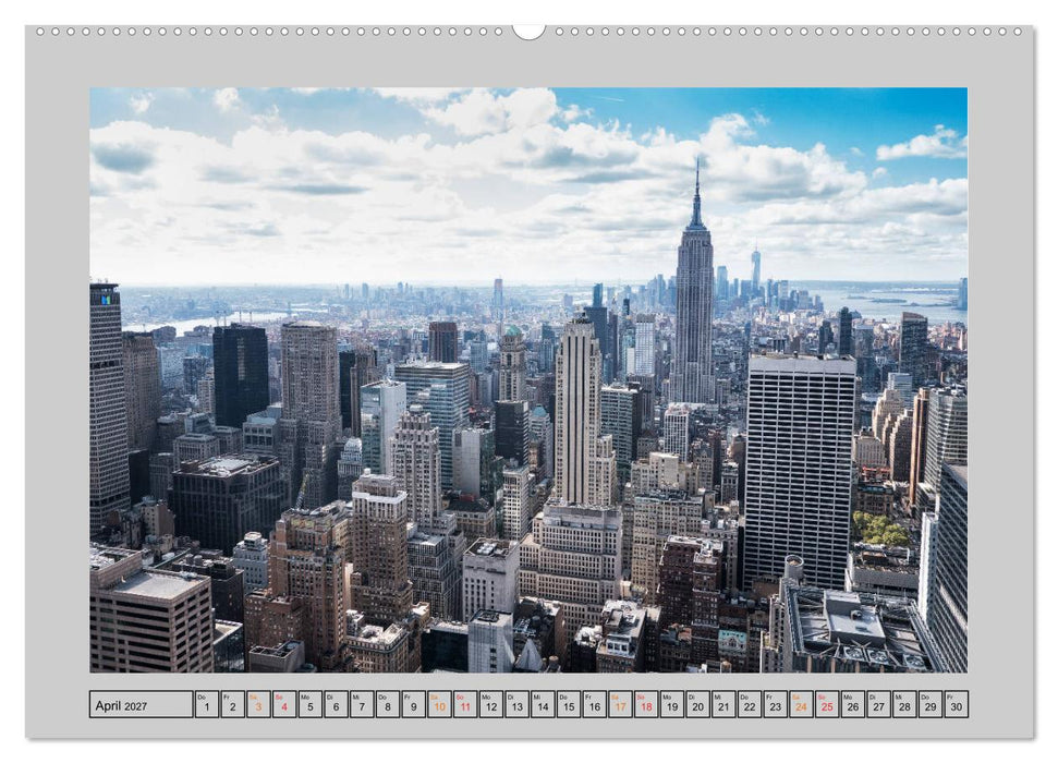 New York – Von Brooklyn zur Grand Central Station (CALVENDO Premium Wandkalender 2027)