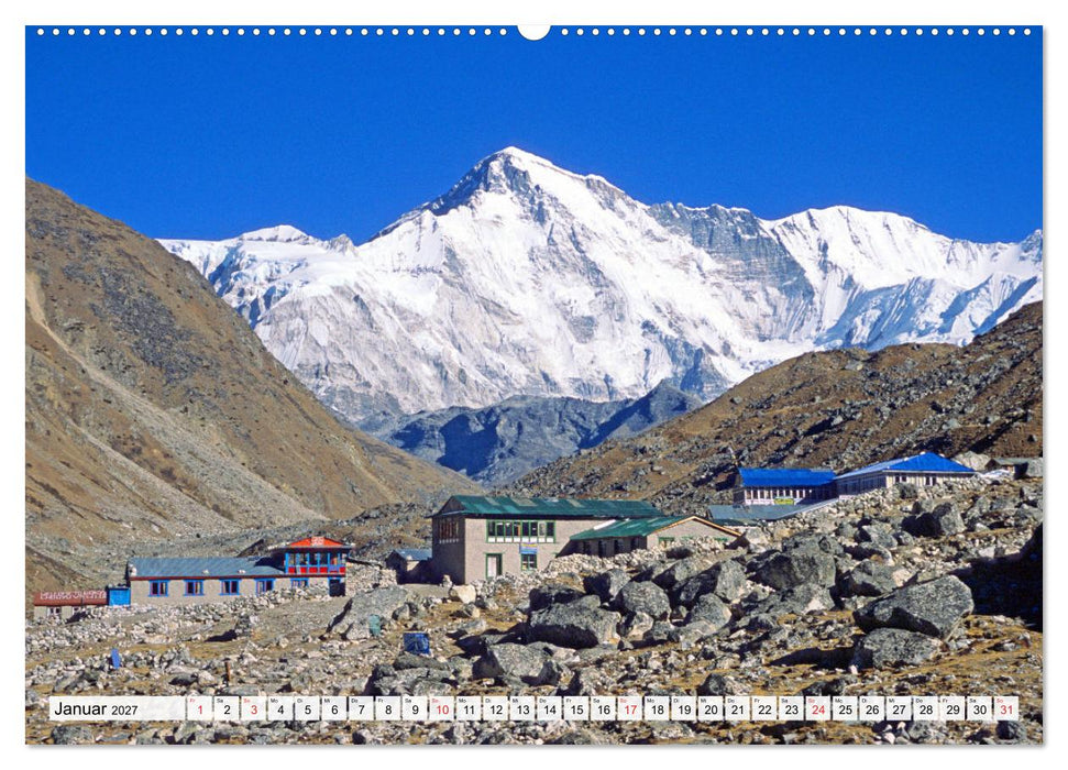 Grandioser Himalaya, Bergriesen in Nepal (CALVENDO Premium Wandkalender 2027)