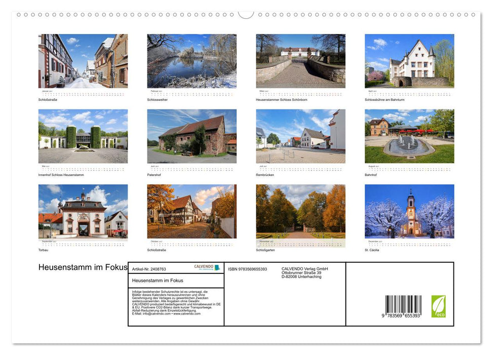 Heusenstamm im Fokus (CALVENDO Premium Wandkalender 2027)