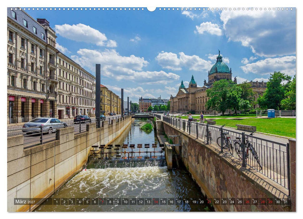 Ein Sommertag in Leipzig (CALVENDO Wandkalender 2027)