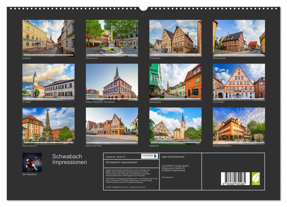 Schwabach Impressionen (CALVENDO Premium Wandkalender 2027)