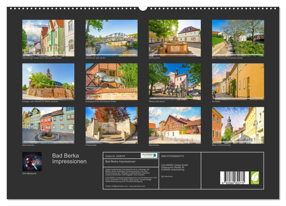 Bad Berka Impressionen (CALVENDO Premium Wandkalender 2027)