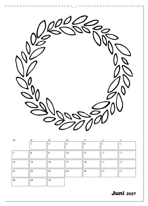 Rahmen Bastel-Kalender - DIY Fotos-Sprüche-Zitate (CALVENDO Premium Wandkalender 2027)