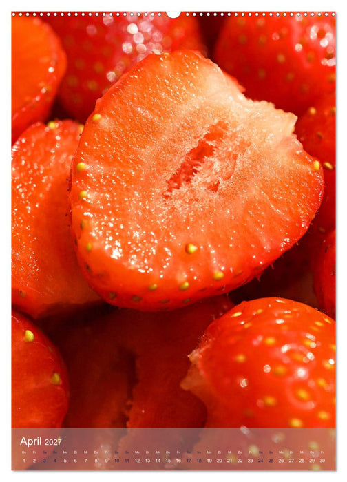 Blaubeeren, Himbeeren & Co - Makrofotografie in der Küche (CALVENDO Wandkalender 2027)
