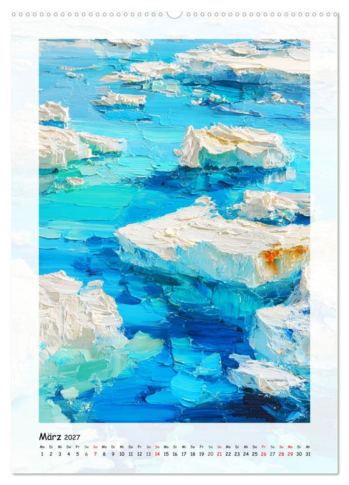 Wasserlandschaften. Im Fluss der Farben (CALVENDO Wandkalender 2027)