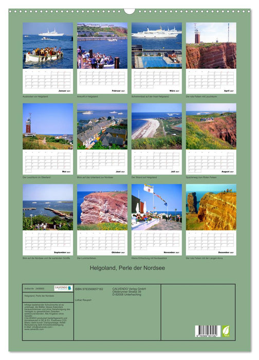 Helgoland, Perle der Nordsee (CALVENDO Wandkalender 2027)