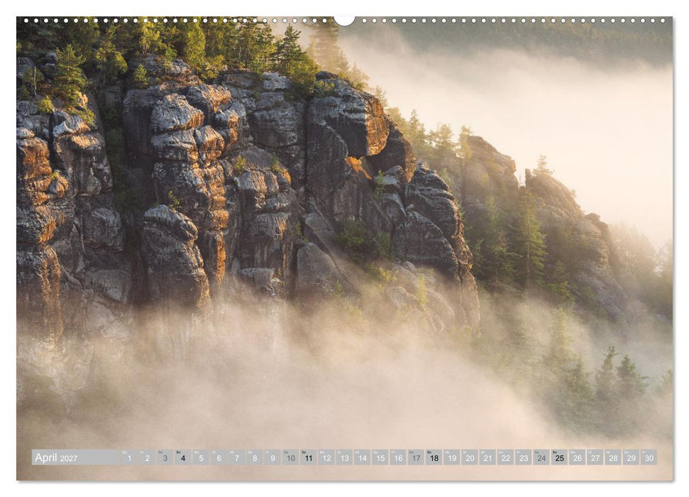SÄCHSISCHE SCHWEIZ - Märchenland an der Elbe (CALVENDO Wandkalender 2027)
