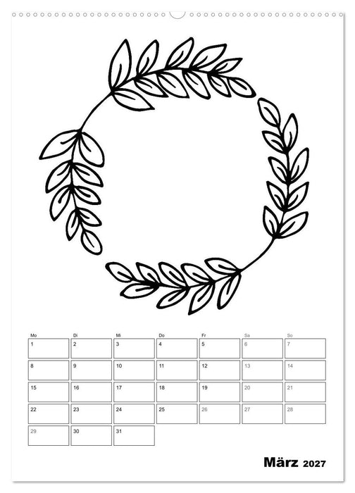 Rahmen Bastel-Kalender - DIY Fotos-Sprüche-Zitate (CALVENDO Wandkalender 2027)