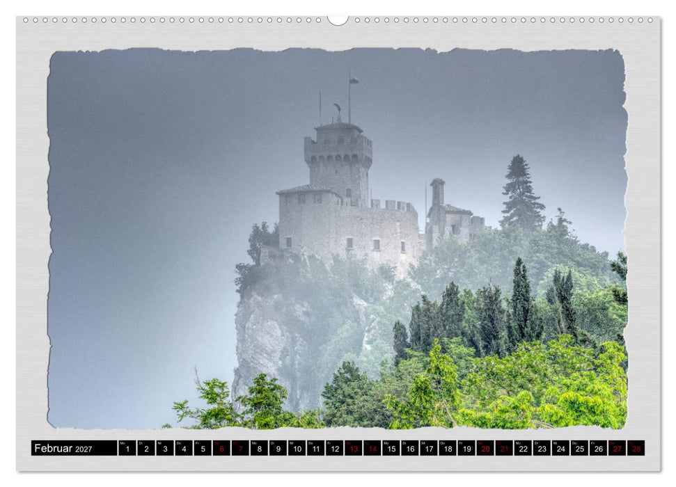 Impressionen - von und rund um San Marino (CALVENDO Premium Wandkalender 2027)