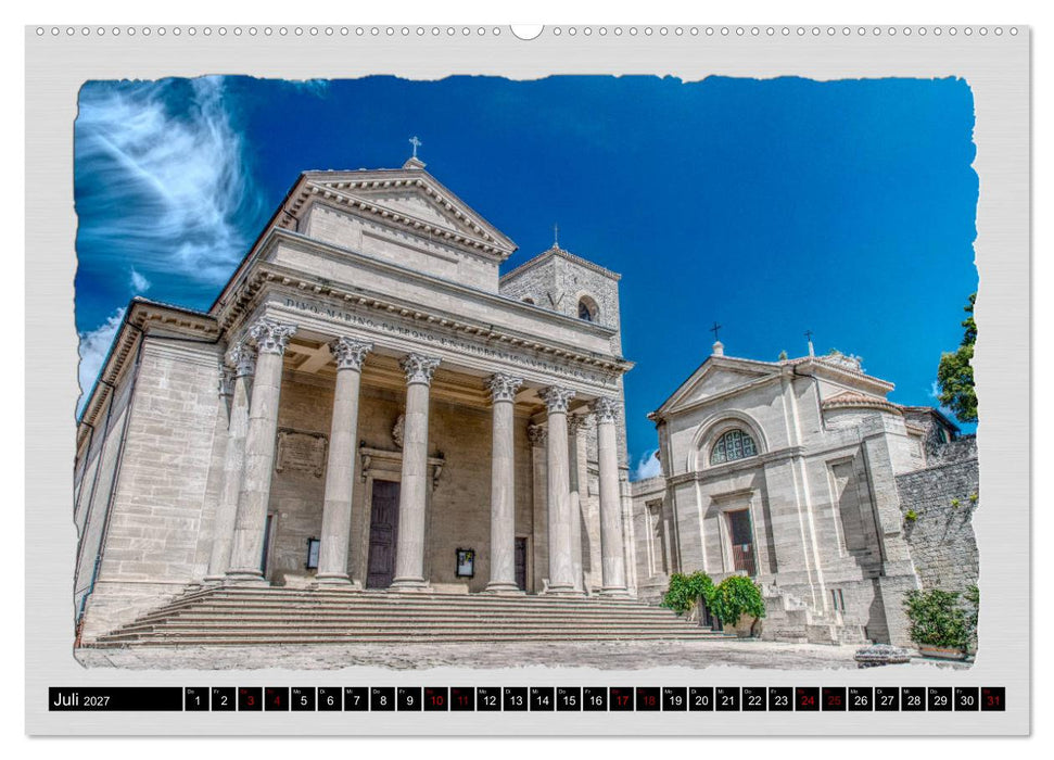 Impressionen - von und rund um San Marino (CALVENDO Premium Wandkalender 2027)