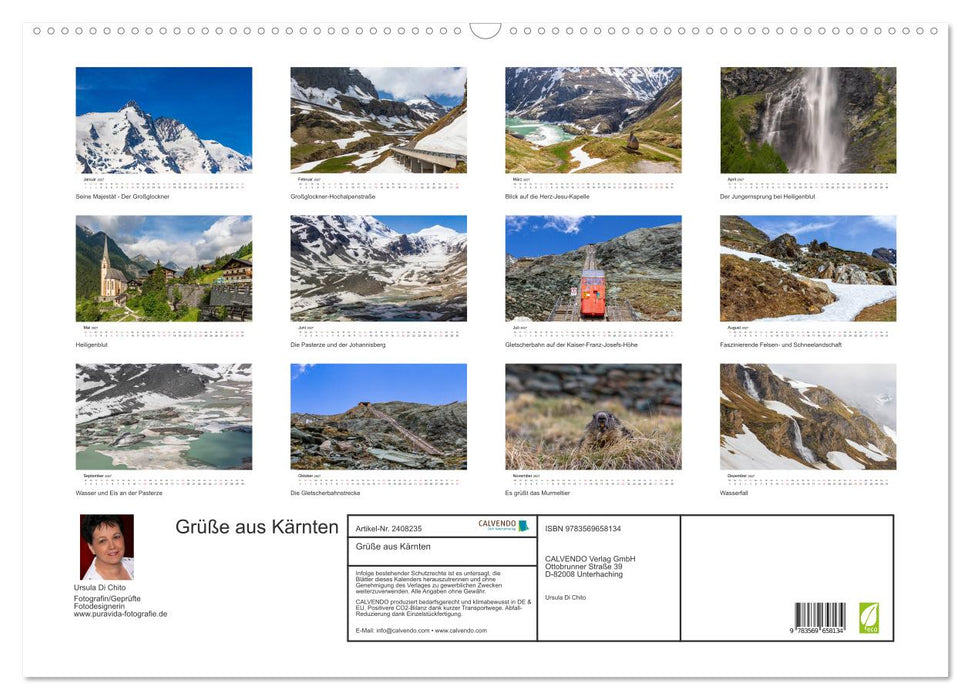 Grüße aus Kärnten (CALVENDO Wandkalender 2027)