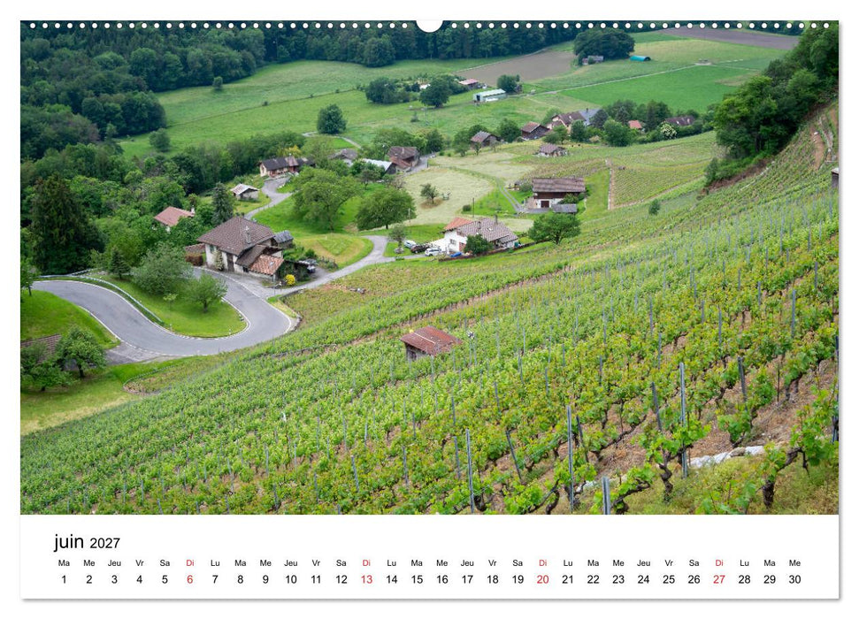 Randonnées en Suisse Les Alpes vaudoises (CALVENDO Calendrier supérieur 2027)