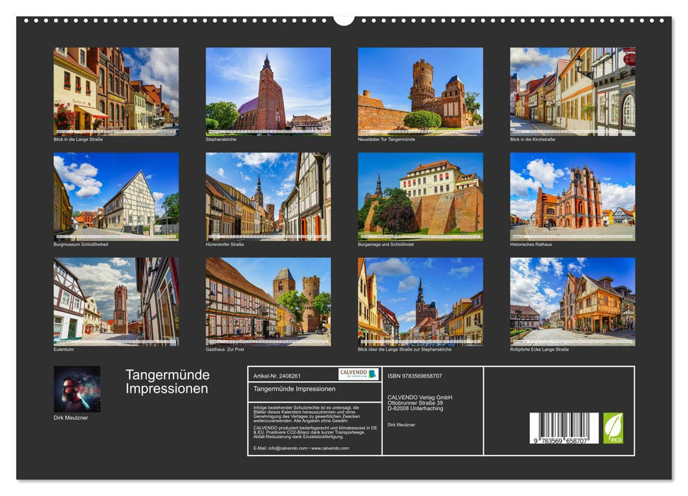 Tangermünde Impressionen (CALVENDO Premium Wandkalender 2027)