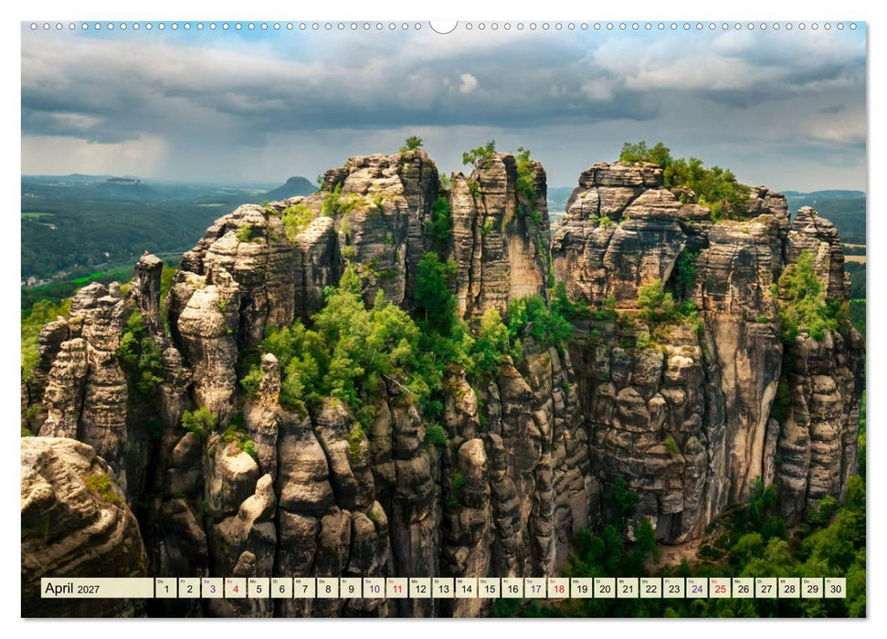 Elbsandsteingebirge - eine Reise durch die wunderschöne Sächsische Schweiz (CALVENDO Wandkalender 2027)
